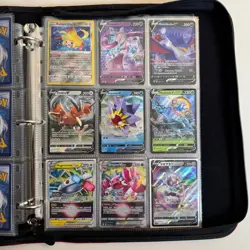 87-Card Lot Pokemon TCG Binder V, Alt, Full Arts, Vmax, Trainers & More - Image 5
