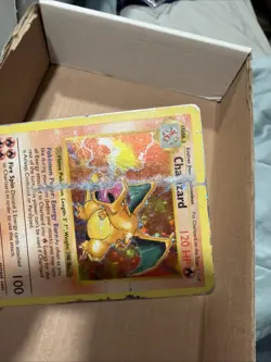 1999 Pokemon Base Set Shadowless Charizard #4/102 Holo Rare Damaged DMG - Image 3