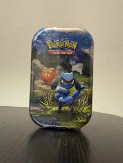 Pokemon Mega Evolution Ascended Heroes Mini Tin - Riolu - Image 1