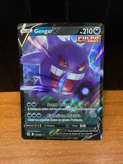CARTA POKEMON GENGAR V 156/264 HOLO COLPO FUSIONE 2021 RARA ITALIANO NUOVO - Image 1