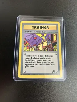 Pokemon Nightly Garbage Run 77/82 Team Rocket Uncommon Unlimited WOTC Collection - Image 4