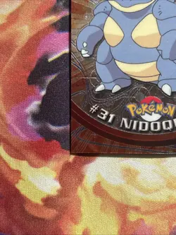 2000 Topps Chrome Holo Foil Pokemon TV Animation Edition Nidoqueen #31 - Image 5