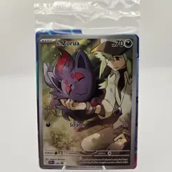 Pokemon N's Zorua 189 Scarlet & Violet Black Star Promo Sealed B - Image 1