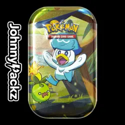 Quaxly Paldea Friends Mini Tin 2023 SEALED 2 Packs Pokemon Scarlet & Violet Era - Image 1