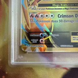 Pokemon Mega M Charizard EX #101/108 XY Evolutions PSA 9 MINT - Image 5