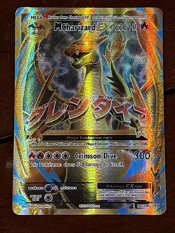 Pokemon XY Evolutions M Charizard Ex 101/108 Full Art Holo Rare - Image 1