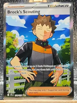 Pokemon TCG - Scarlet & Violet Journey Together 179/159 - BROCK'S SCOUTING - Image 1