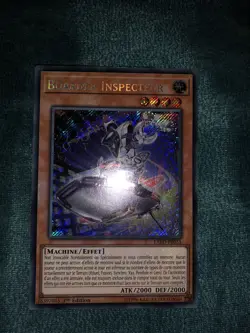 Yugioh! FRENCH Inspector Boarder EXFO-EN035 EXFO-FR-35 Secret Rare 1st Ed LP - Image 3