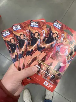 One Piece Heroines Sleeved Booster Pack Lot X4 eb-03 Factory Sealed Bandai 💎💎 - Image 1
