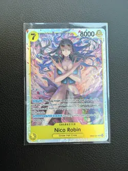 Nico Robin EB03-055 SR Foil English One Piece TCG Card Near Mint - Image 1