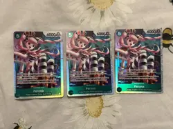 One Piece TCG Perona OP14-033 SR Super Rare THE AZURE SEA'S SEVEN ENGLISH x3 - Image 1