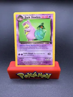 Dark Slowbro 29/82 Non Holo Rare Team Rocket Pokemon Card MP - Image 1