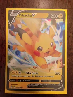 Pikachu V SWSH285 SWSH: Sword & Shield Promo Cards Holo - Image 1