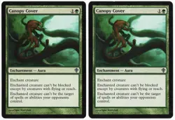 Canopy Cover x2 2x 2010 Worldwake Green Uncommon Enchantment MTG NM AZ2 - Image 1