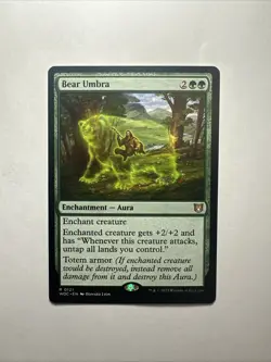 Bear Umbra Commander: Wilds of Eldraine Regular - Image 1