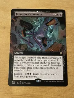 From the Catacombs (Extended Art) - MTG - EN - NM - Baldur's Gate - 623 - Image 1