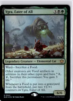 Ygra, Eater of All Bloomburrow Foil NM M 0341 - Image 1