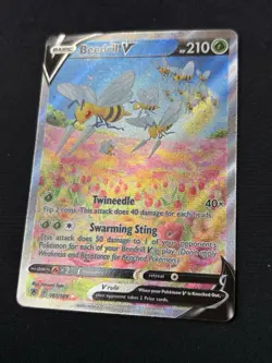 Beedrill V 161/189 - Astral Radiance Alt Art Holo Rare Pokemon Card - LP/NM - Image 2