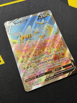 Beedrill V 161/189 - Astral Radiance Alt Art Holo Rare Pokemon Card - LP/NM - Image 3