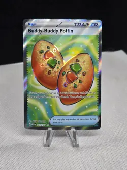 2025 Pokemon Mega Evolutions BUDDY-BUDDY POFFIN 167/132 Ultra Rare - Image 1
