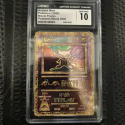 CGC 10 Gem Mint Ancient Mew Pokemon Movie 2000 Promo - Image 1