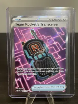 Team Rocket’s Transceiver 263/217 ASC Full Art Holo Trainer-Item Pokemon Card NM - Image 1