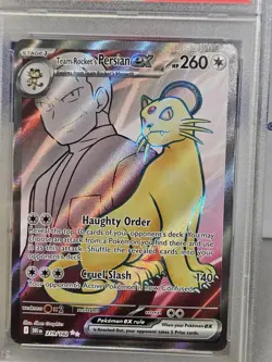 Pokemon TCG DRI Team Rocket's Persian Ex 219/182 Ultra Rare Holo PSA 10 Gem - Image 3