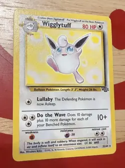 Wigglytiff 32/64 Jungle Regular 1999 Unlimited Pokemon - Image 1