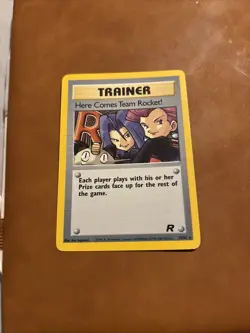 Pokemon TCG Holo Here Comes Team Rocket 15/82 Team Rocket Set - Image 1