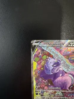Pokemon Galarian Slowking V Full Art Ultra Rare Chilling Reign Holo 179/198 - Image 3