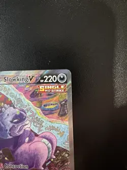 Pokemon Galarian Slowking V Full Art Ultra Rare Chilling Reign Holo 179/198 - Image 4