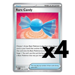4x Rare Candy - 125/132 - ME01: Mega Evolution (MEG) Pokemon Playset x4 - Image 1