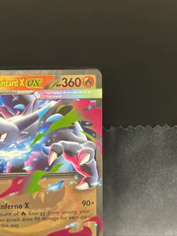 Mega Charizard X EX # 013/094 | Pokemon TCG 2025 Phantasmal Flames | NM (b) - Image 3