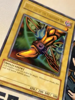 Right Leg of the Forbidden One LOB-E097 Ultra Rare 1st Edition Yu-Gi-Oh! VLP - Image 2