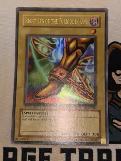 Right Leg of the Forbidden One LOB-E097 Ultra Rare 1st Edition Yu-Gi-Oh! VLP - Image 3