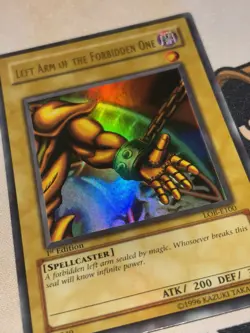 Left Arm of the Forbidden One LOB-E100 Ultra Rare 1st Edition Yu-Gi-Oh! VLP - Image 2