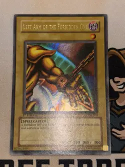 Left Arm of the Forbidden One LOB-E100 Ultra Rare 1st Edition Yu-Gi-Oh! VLP - Image 3