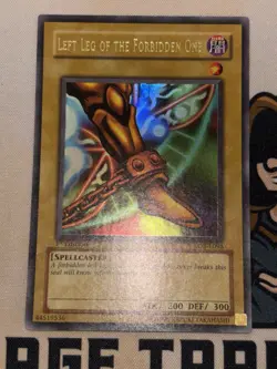 Left Leg of the Forbidden One LOB-E098 Ultra Rare 1st Edition Yu-Gi-Oh! VLP - Image 3