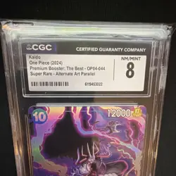 Kaido Super Rare Alternate Art Parallel OP04-044 Premium Booster One Piece CGC 8 - Image 3