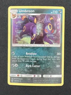 Pokemon TCG Umbreon Promo Holo Cosmos Holo Rare Promos 120/214 2018 Card - Image 1