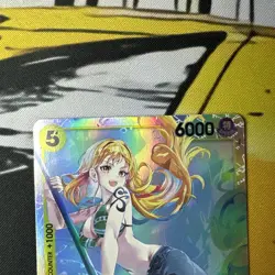 Bandai One Piece Card Game Nami EB03-053 SR 6000 Counter +1000 Character Card 💎 - Image 2
