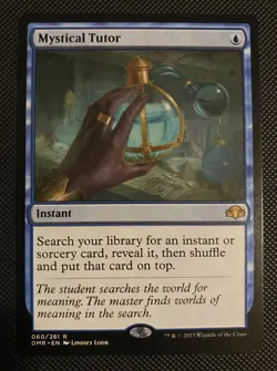 MTG 1x Mystical Tutor # 60 Dominaria Remastered Magic the Gathering Card x1 NM - Image 1