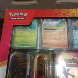 Pokemon Scarlet & Violet - 151 Costco Bundle (5-Pack) Mini Tins w/ 4 Promo Cards - Image 3