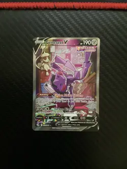 Pokemon Genesect V 255/264 Fusion Strike Alt Art Holo Card (NM) - Image 1