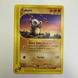 Cubone 72/147 | Aquapolis Set | Common | Vintage Pokemon Card - Image 1
