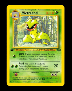 1999 Pokemon VICTREEBEL Jungle Set 1ST EDITION Rare NON HOLO Card 30/64 - MINT - Image 1