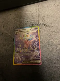 Pokemon TCG Espeon EX Prismatic Evolutions Holo Card 155/131 - Image 3