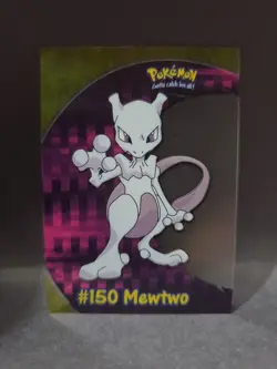 Pokemon Topps 2000 Mewtwo Clear Card #150 Pc5 - Near Mint - Image 1