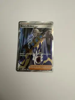Boss's Orders Trainer Ultra Rare Holo Card Paldea Evolved 248/193 Sv02 - Image 1