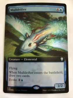 MTG Commander Legends Mulldrifter Extended Art Foil 639 LP (Foil Curling) - Image 1